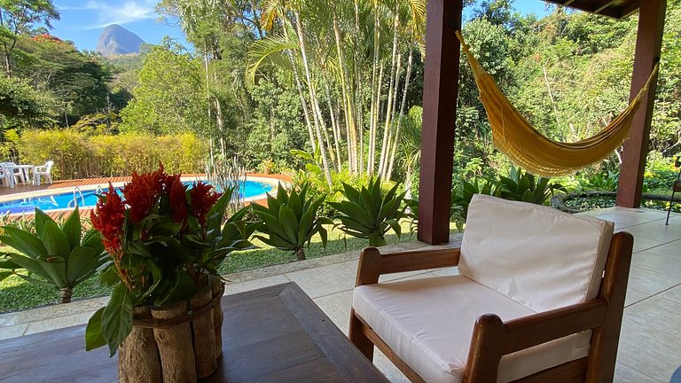 Casakor, beautiful villa in Itaipava, 4 bedrooms, pool, tenn