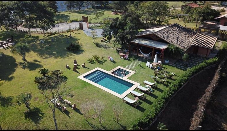 Magnificent views house in Itaipava, Rio, 3 suites, swimming