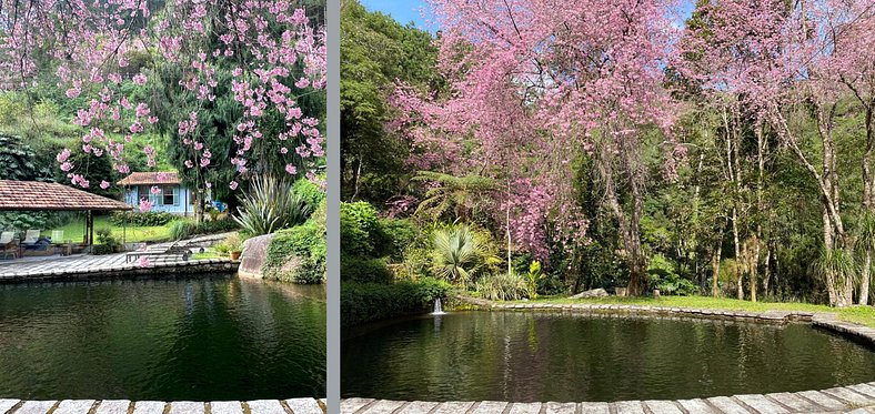 Reserva da Fronteira, Casa Parque de Temporada em Itaipava